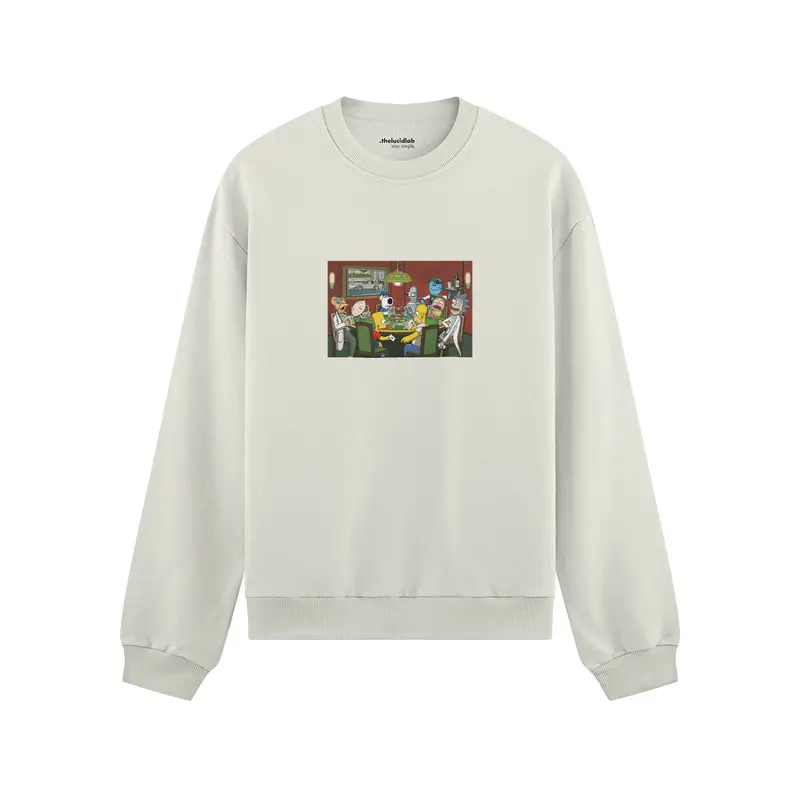 Champions League Poker Oversize Sweatshirt