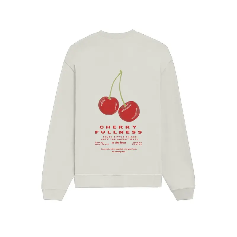 Cherry Mood Oversize Sweatshirt