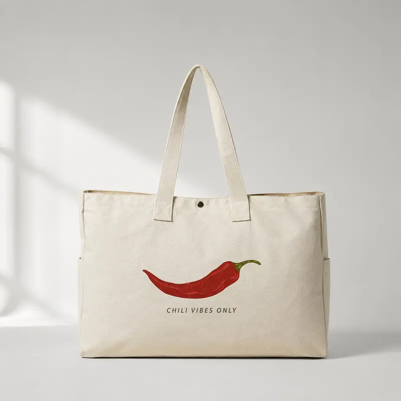 Chili Vibes Only Daily Tote Bag