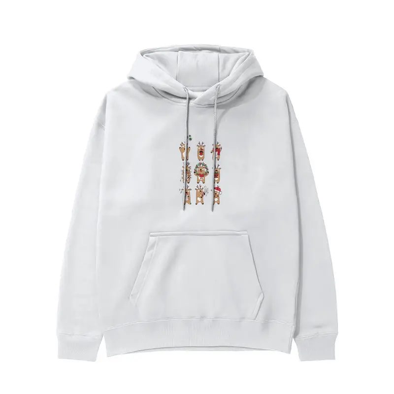 Christmas Reindeer Crew Hoodie
