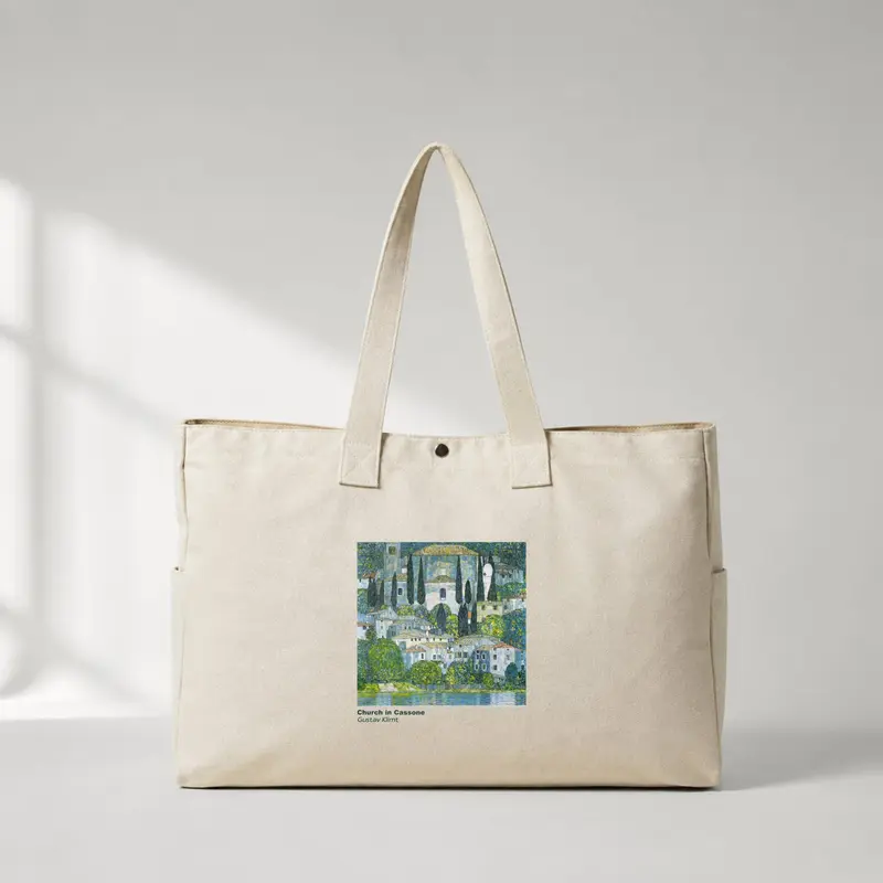 Church in Cassone Daily Tote Bag
