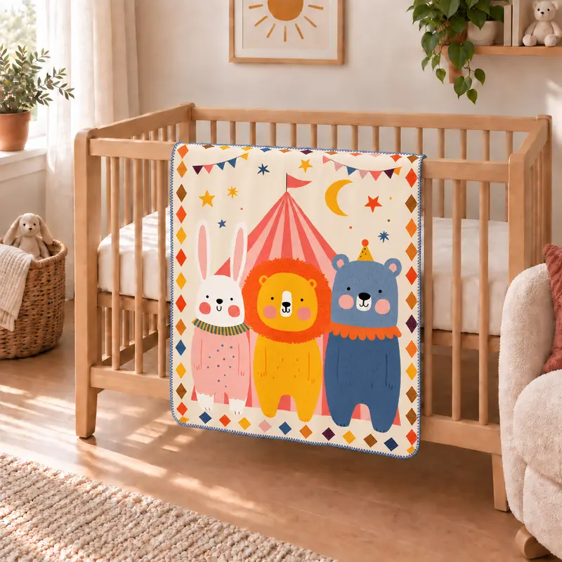 Circus Friends Polar Bebek Battaniyesi