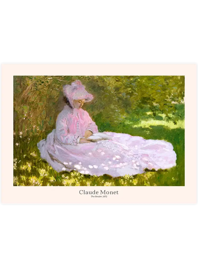 Claude Monet Springtime - Art Print