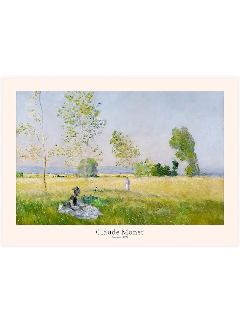 Claude Monet Summer - Art Print