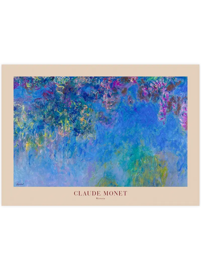 Claude Monet Wisteria - Art Print