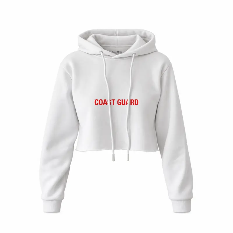 Coast Guard Crop Hoodie