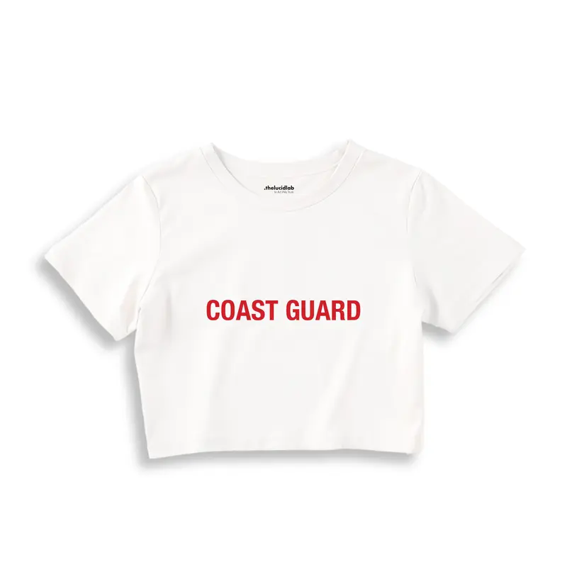 Coast Guard Crop Tişört