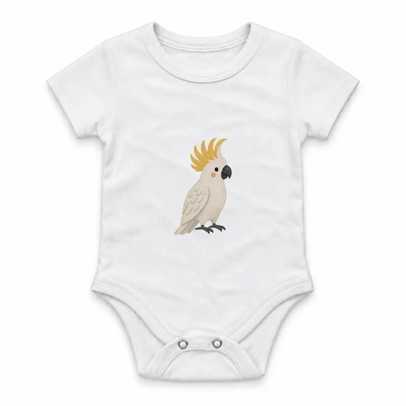 Cockatoo with a Cheerful Crest Çıtçıtlı Body