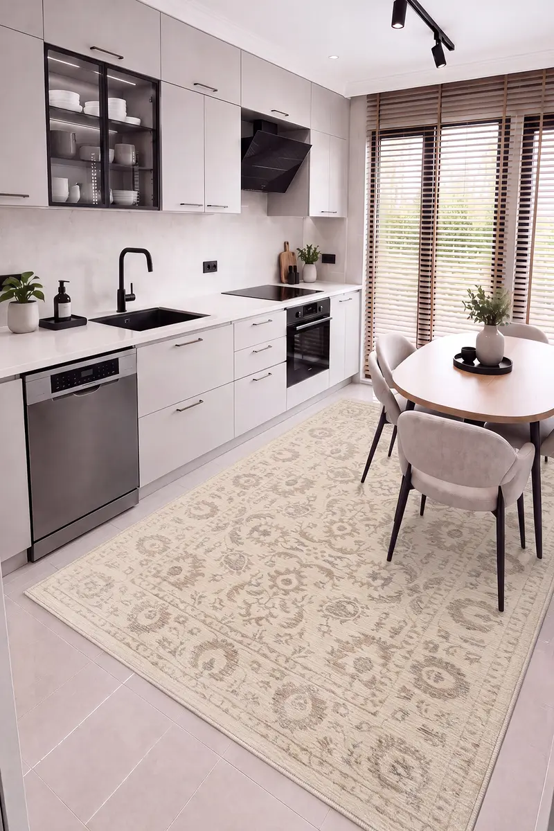 Cool Halı Azelia 03 Bej Kaymaz Taban Şönil Kilim