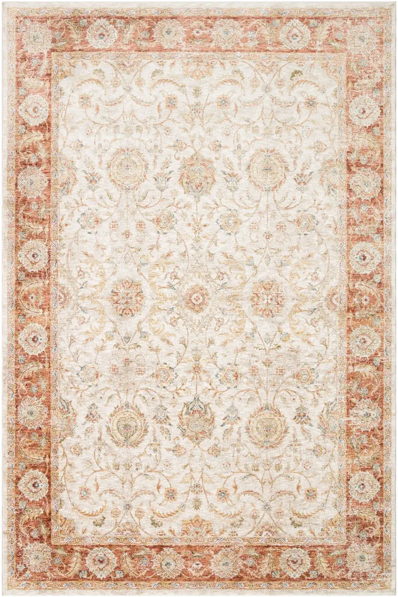 Cool Halı Bergama Krem Toprak Vintage Salon Halısı