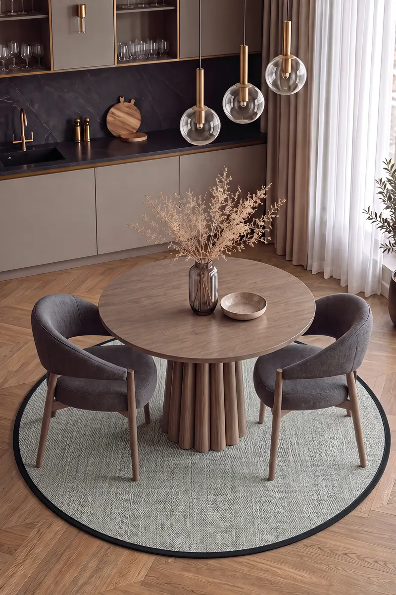 Cool Halı Berlin R10 Yuvarlak Biyeli Sisal Halı
