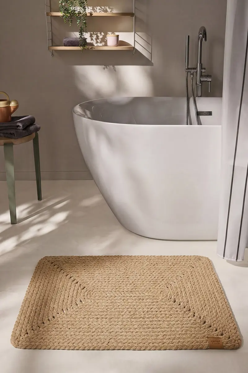 Cool Halı Glenn 604 Kahve Dikdörtgen Banyo Paspası