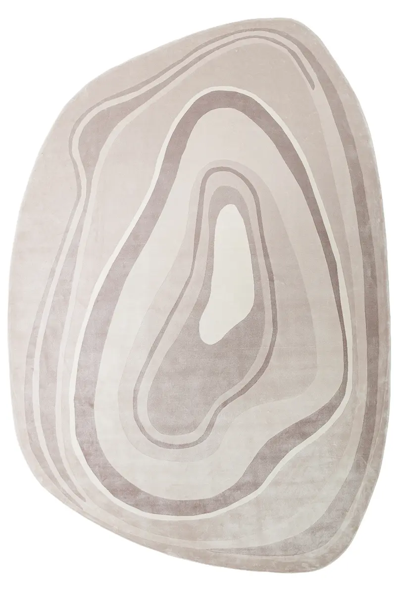 Cool Halı Lucca LCC Krem Gri 05 Amorf Modern Halı