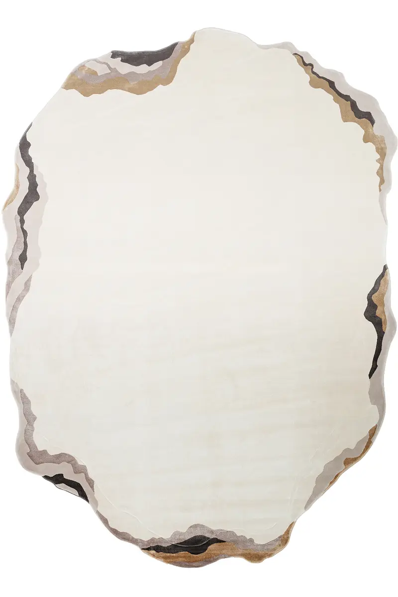 Cool Halı Lucca LCC Krem Karamel 10 Amorf Modern Halı