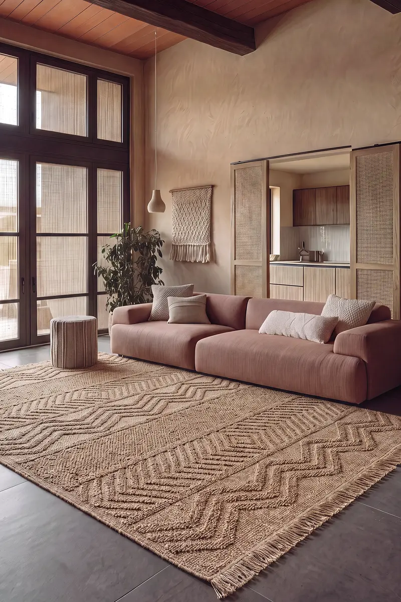 Cool Halı Mirage 706 Kahverengi Bohem Sisal Halı