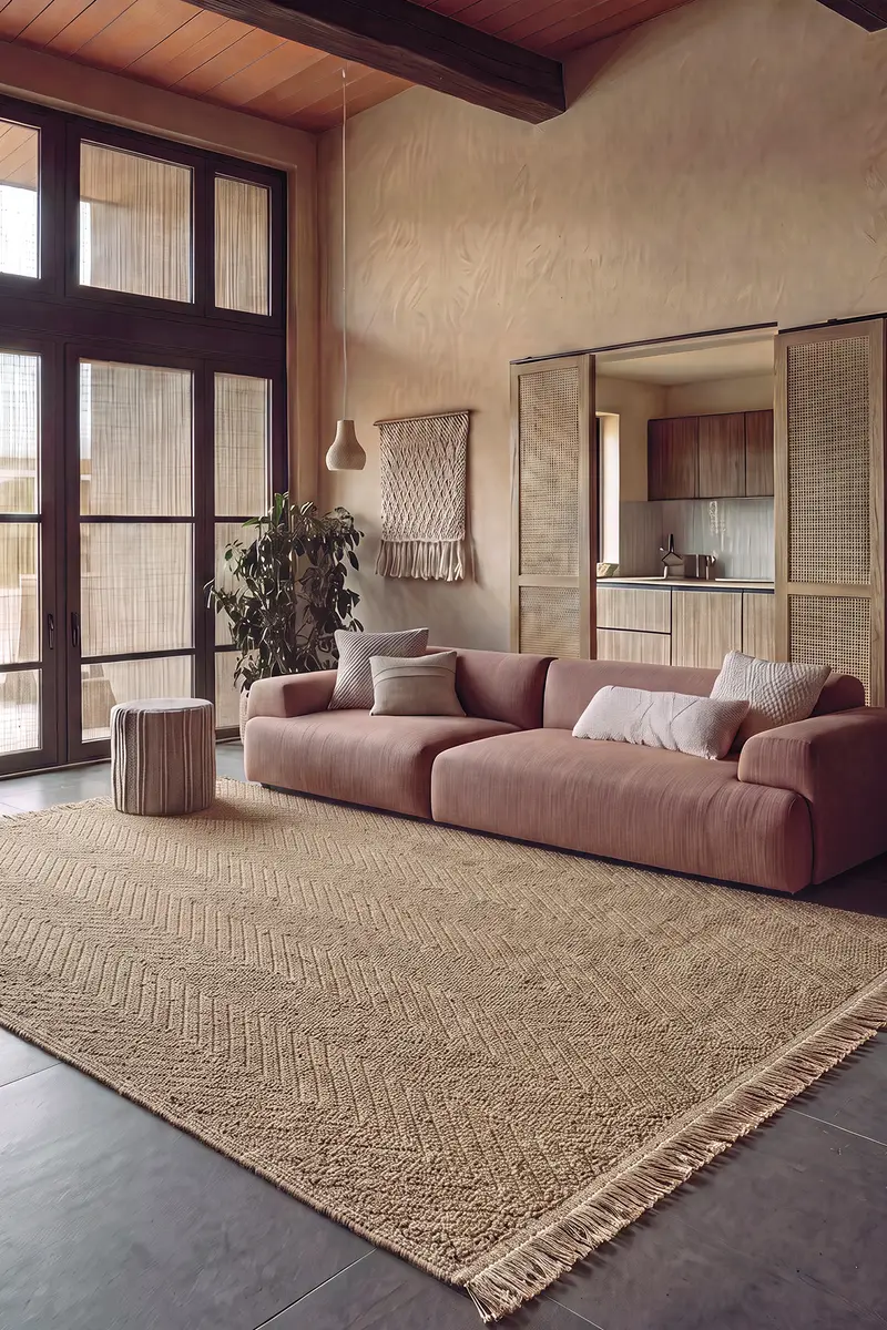 Cool Halı Mirage 707 Kahverengi Bohem Sisal Halı