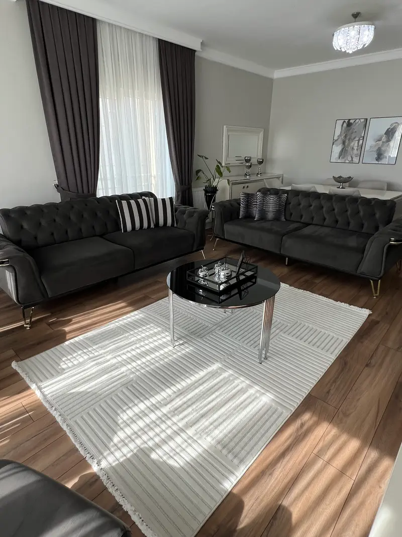 Cool Halı Oliver 9201 Krem Yumuşak Tuşeli Modern Kesme Halı SSF