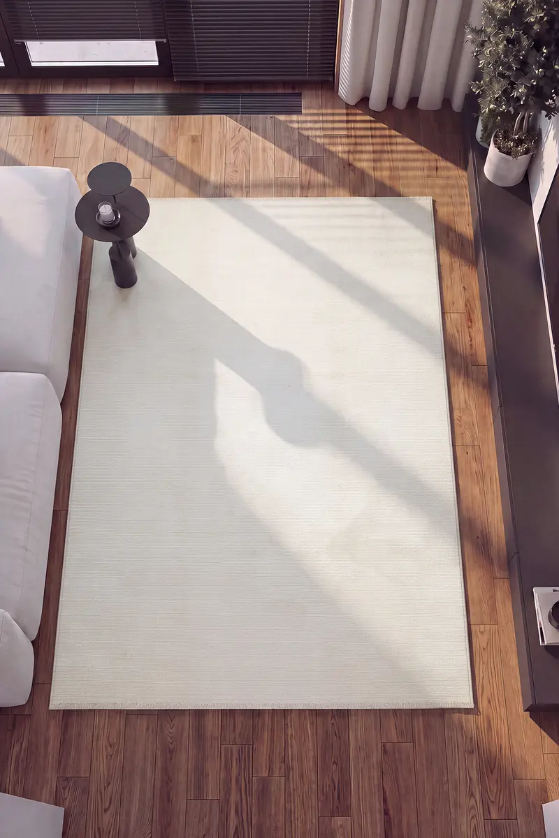 Cool Halı Siena 01 Krem Parlak İpeksi Salon Halısı