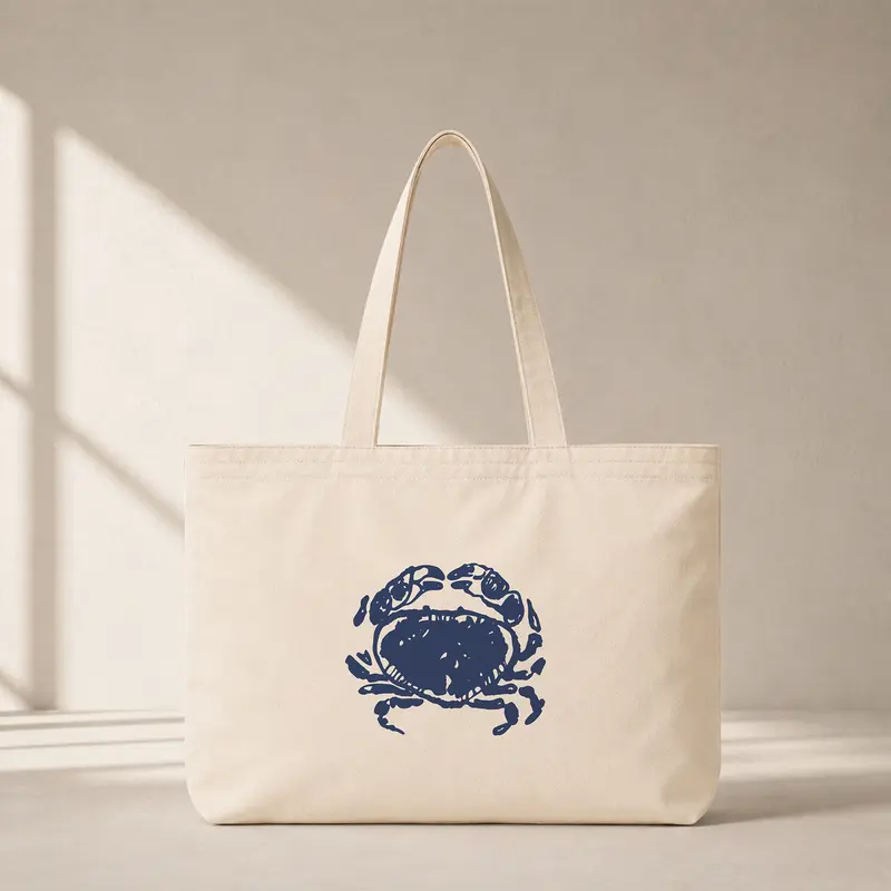 Crab Club Tote Bag