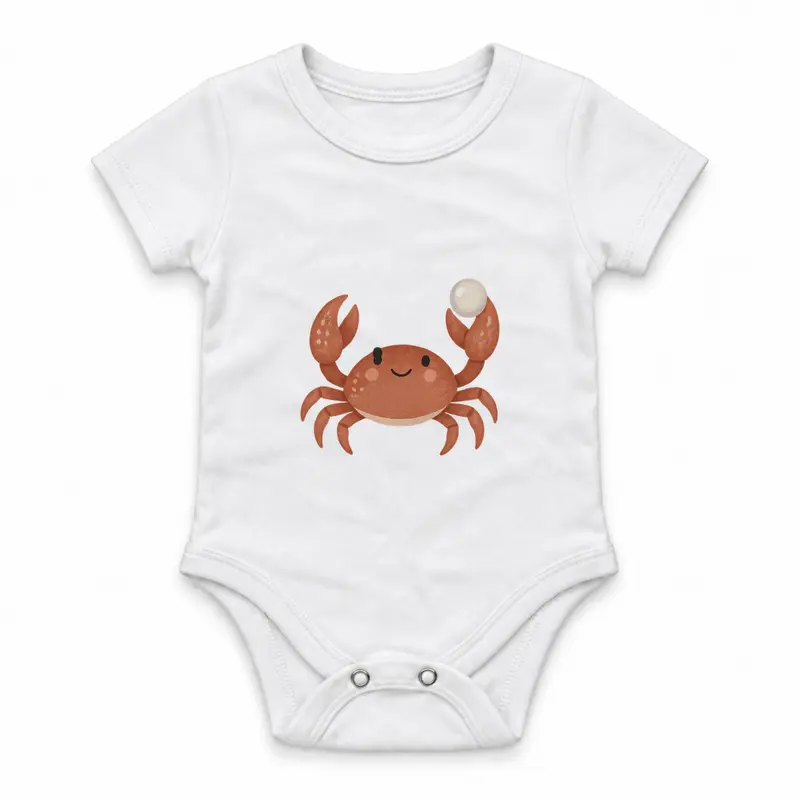 Crab Offering a Pearl Çıtçıtlı Body