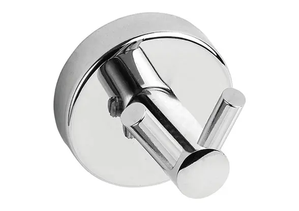 Creavit Drop 2'li Çiftli Bornozluk Askılık Krom DR27014