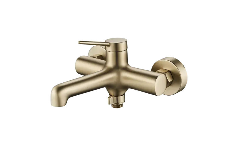 Creavit Flow Brush Altın Banyo Armatürü Bataryası FL2500BG
