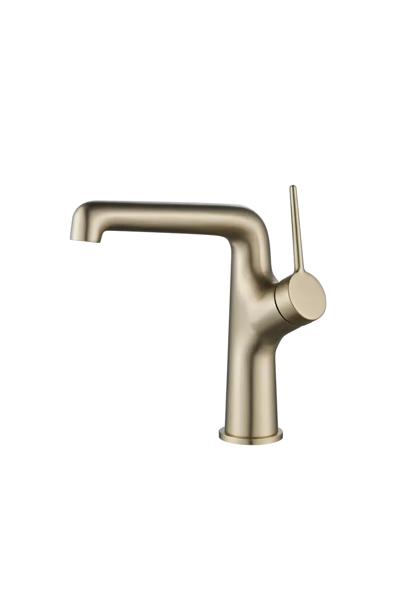 Creavit Flow Brush Altın Lavabo Armatürü Bataryası FL1500BG