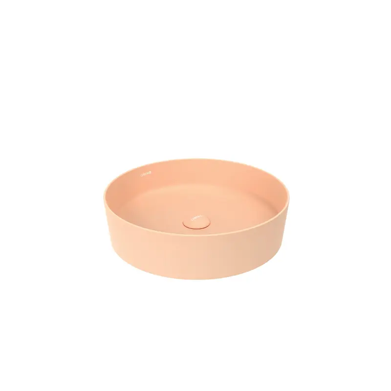 Creavit Loop Yuvarlak Çanak Lavabo 45 cm Şeftali Tüyü LP145-00ST00E-0000
