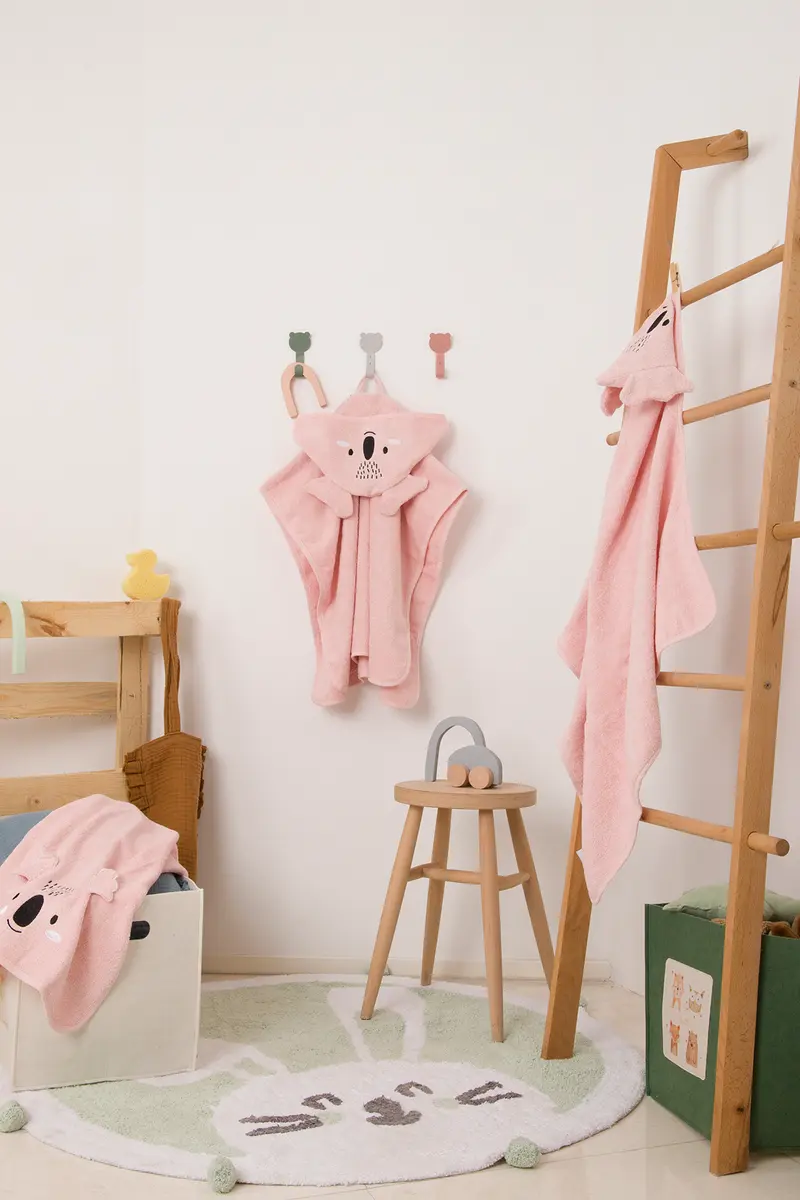 Cutie %100 Pamuk Bebek Kundak Havlu 75x75 cm
