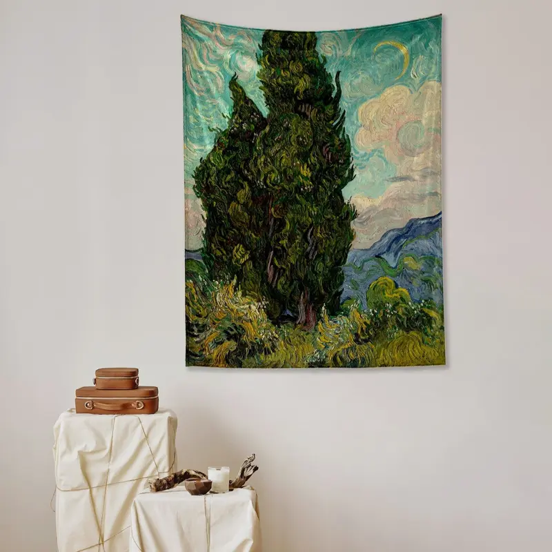 Cypresses - Selviler Duvar Örtüsü