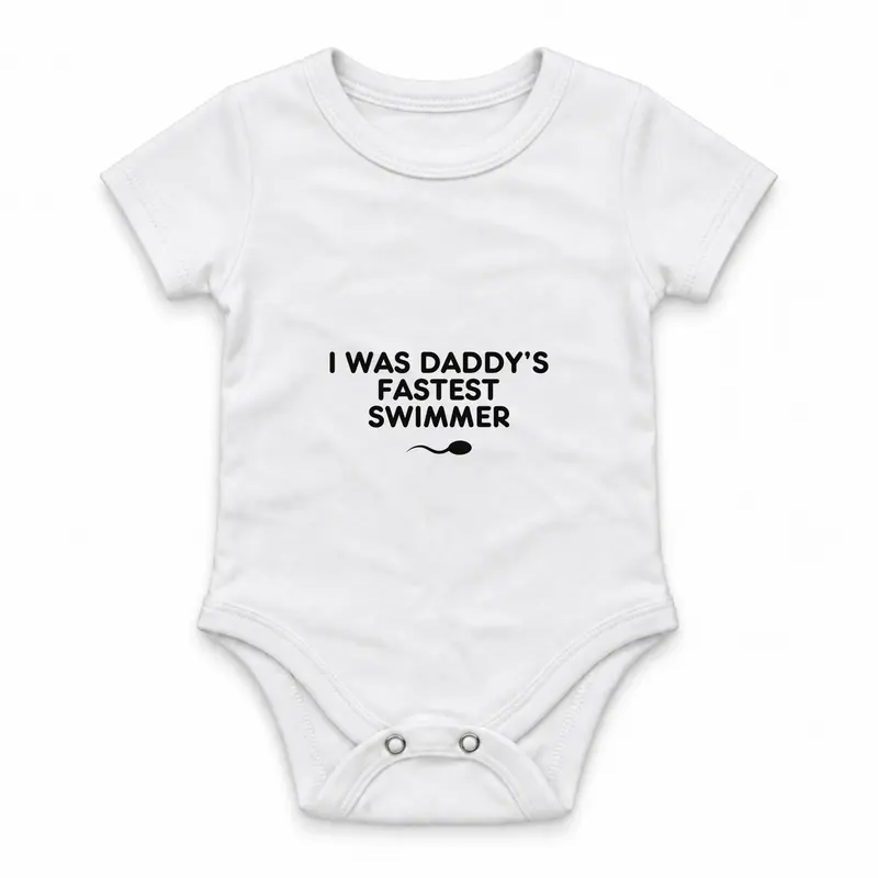 Daddy’s Fastest Swimmer Çıtçıtlı Body