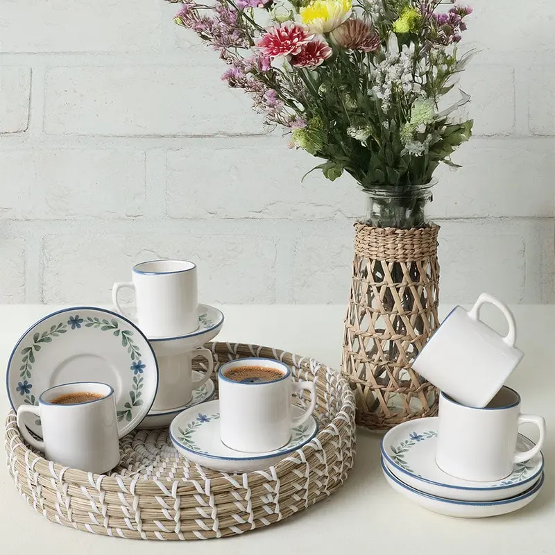 Daphne Nordic Kahve Takımı 12 Parça 6 Kişilik