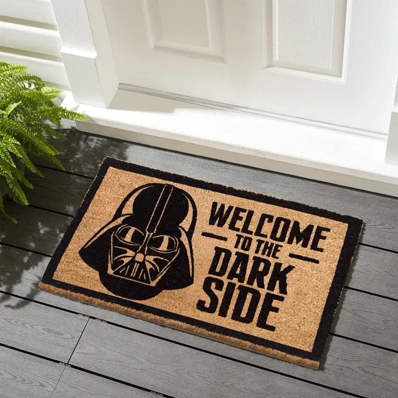 Dark Side Darth Vader Doğal Koko Hindistan Cevizi Kapı Önü Paspas 60x40cm