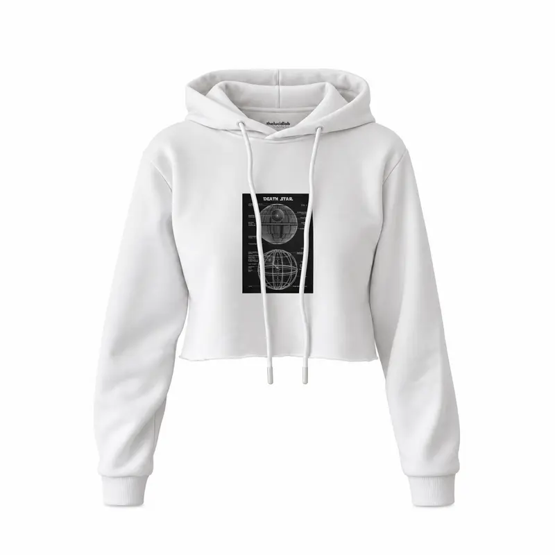 Death Star Crop Hoodie