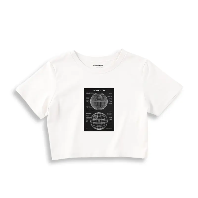 Death Star Crop Tişört