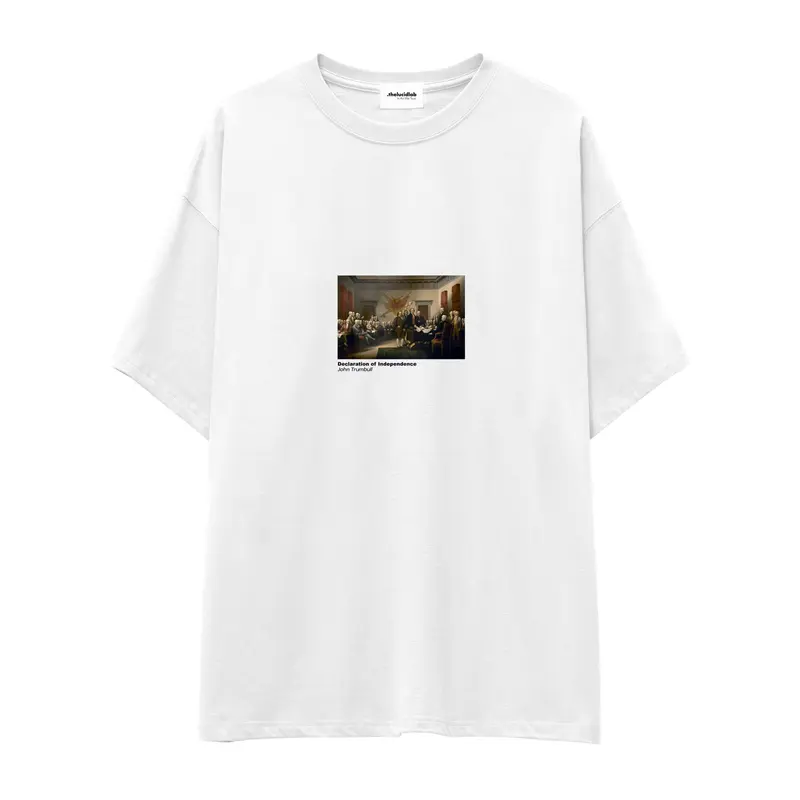 Declaration of Independence Oversize Tişört