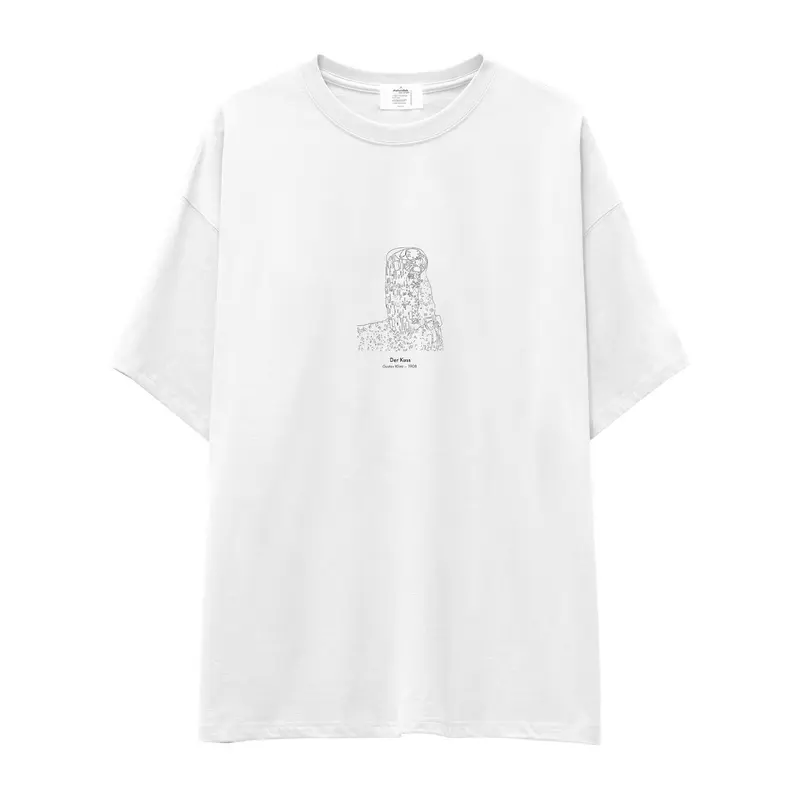 Der Kuss Oversize Tişört