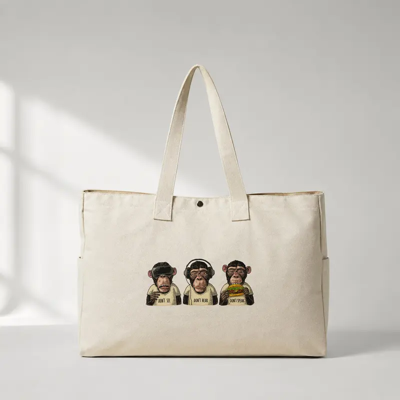 Diplomatic Monkeys Daily Tote Bag