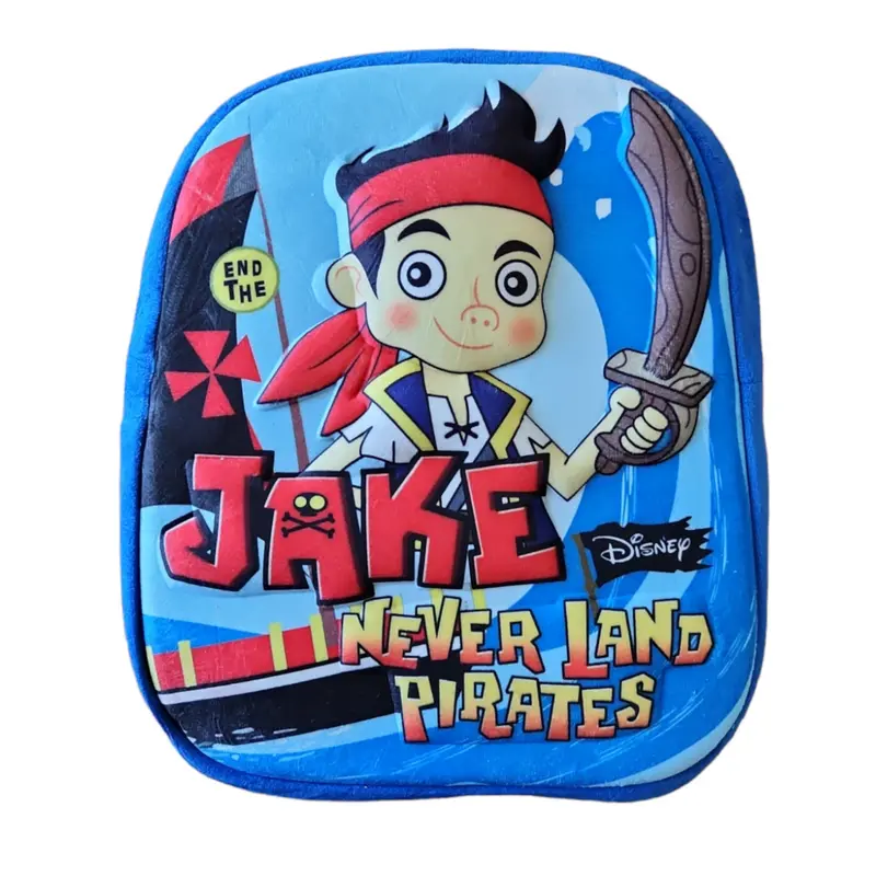 Disney Jake Kabartmalı 32 x 28 cm Okul Sırt Çantası Mavi
