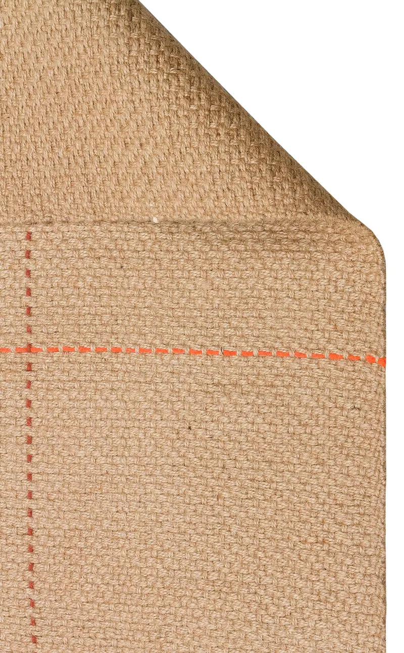 DLH 01 MULTY  - DELHİ - Jüt ve Pamuk ile Üretilen Çift Taraflı Modern Kilim