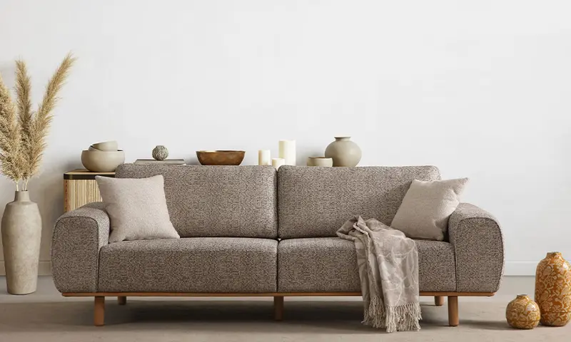 Domino Modern Üçlü Koltuk