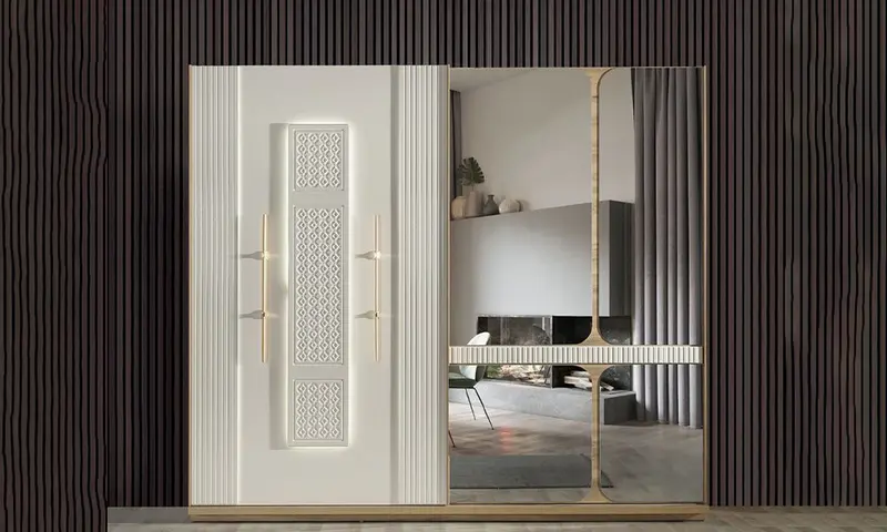 Dore Modern Sürgü Kapaklı Gardırop