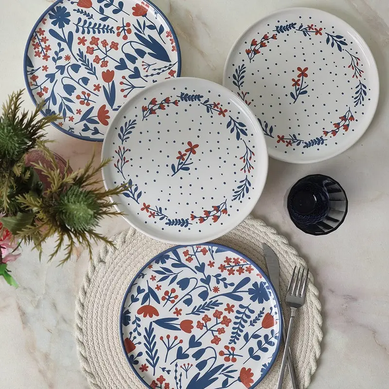 Dot & Bloom Nordic Pasta Tabağı 22cm 4 Adet