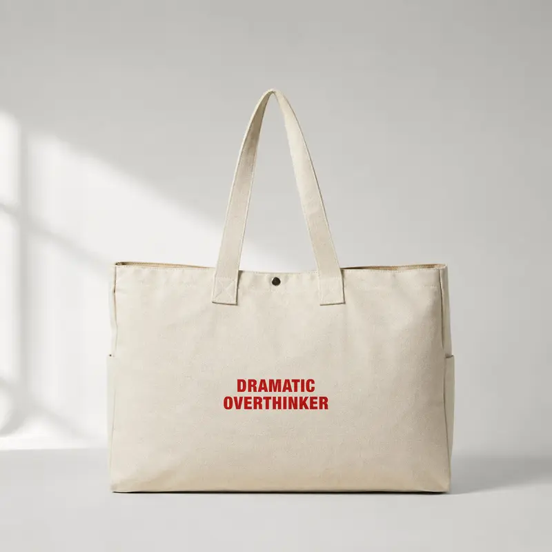 Dramatic Overthinker Daily Tote Bag