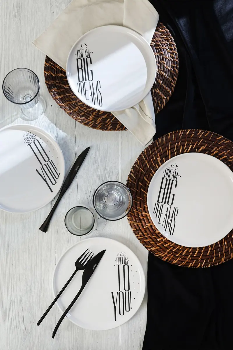 Dream & Cherrs Nordic Pasta Tabağı 22cm 4 Parça