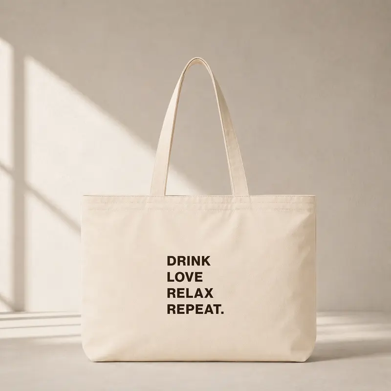 Drink Love Relax Repeat Club Tote Bag