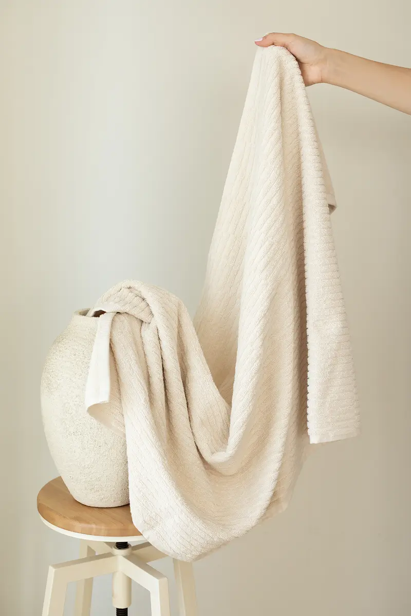 Earth Banyo Havlusu 70x140 cm Bej