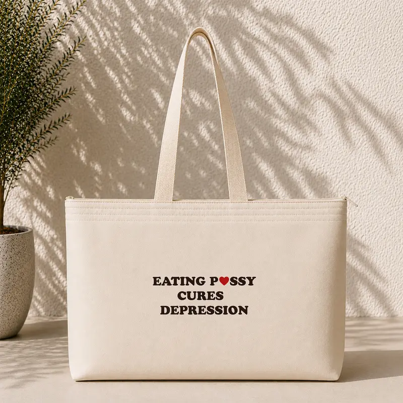 Eating Pussy Cures Depression Weekend Tote Bag