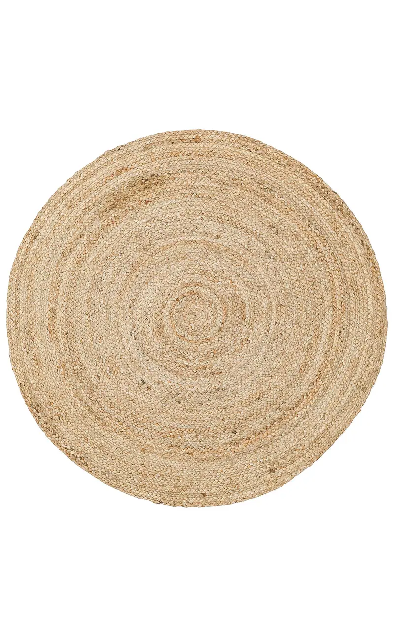 ECH 01R NATURAL - JUNO - El Dokuma Naturel Jüt Hasır Halı