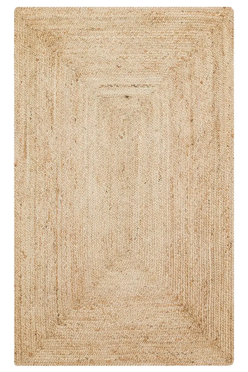 Echo Ech 10 Natural Flatweave El Dokuma Naturel Jüt Hasır Halı